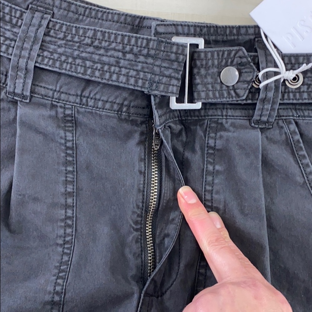 PISTOLA Arita Short in Licorice Highwaist Belted - Picture 6 of 15
